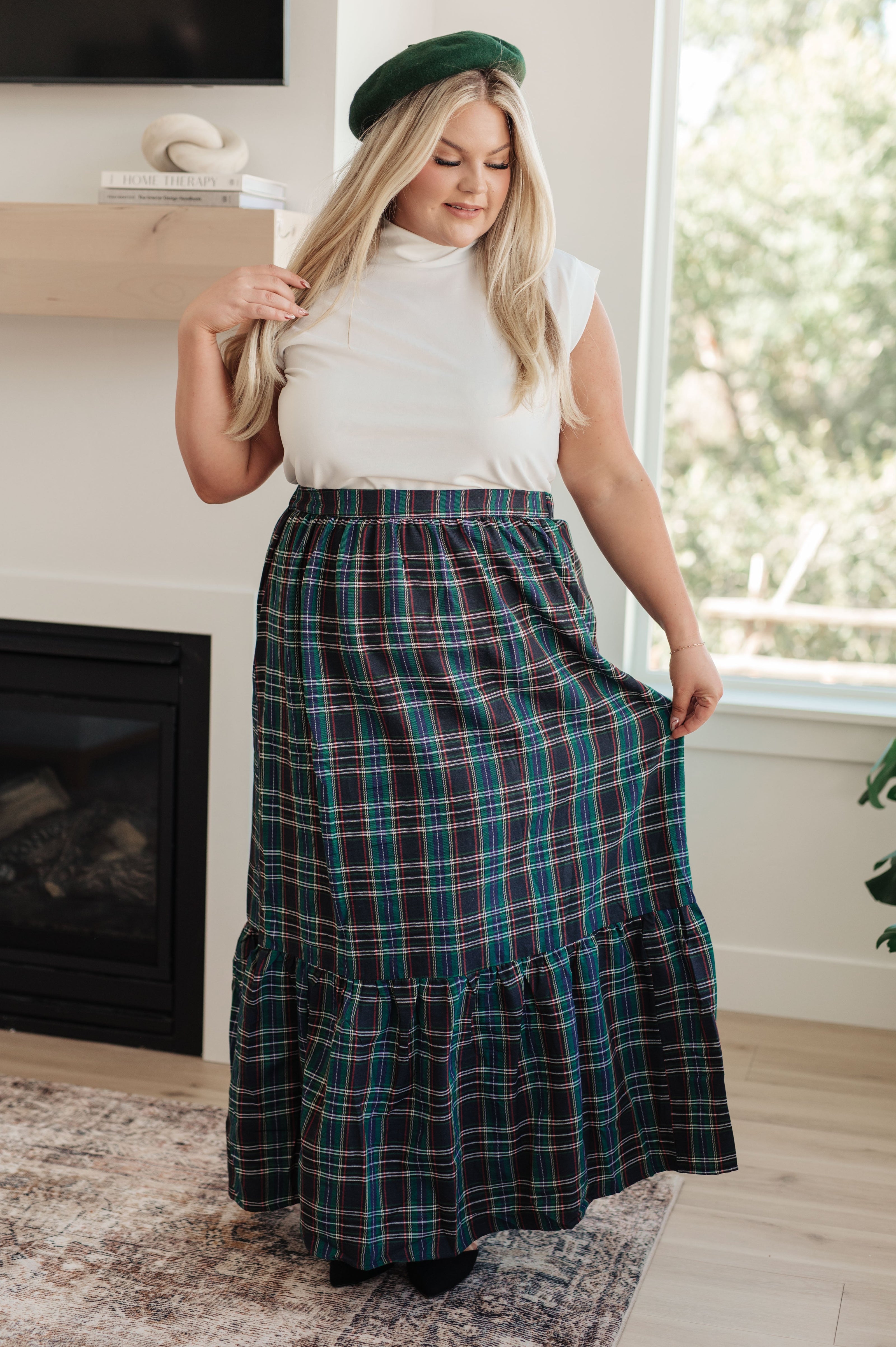 Plaid Perfection Maxi Skirt-Bottoms-Ave Shops-[option4]-[option5]-[option6]-[option7]-[option8]-Shop-Boutique-Clothing-for-Women-Online