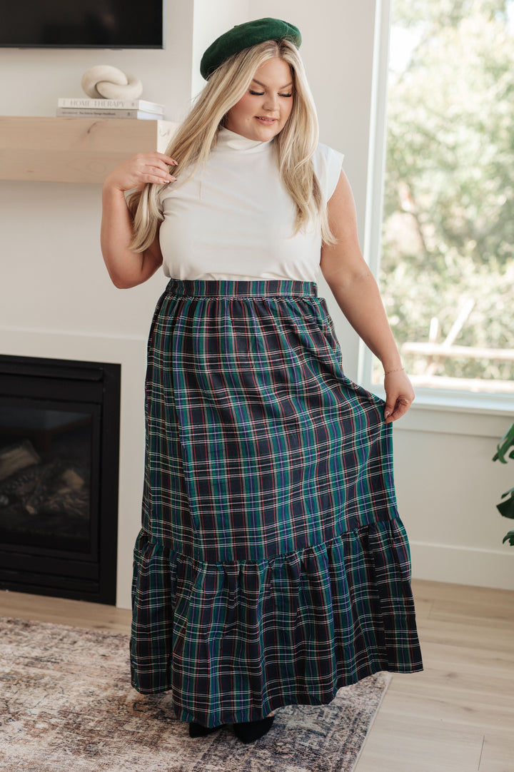 Plaid Perfection Maxi Skirt-Bottoms-Ave Shops-[option4]-[option5]-[option6]-[option7]-[option8]-Shop-Boutique-Clothing-for-Women-Online