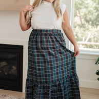 Plaid Perfection Maxi Skirt-Bottoms-Ave Shops-[option4]-[option5]-[option6]-[option7]-[option8]-Shop-Boutique-Clothing-for-Women-Online