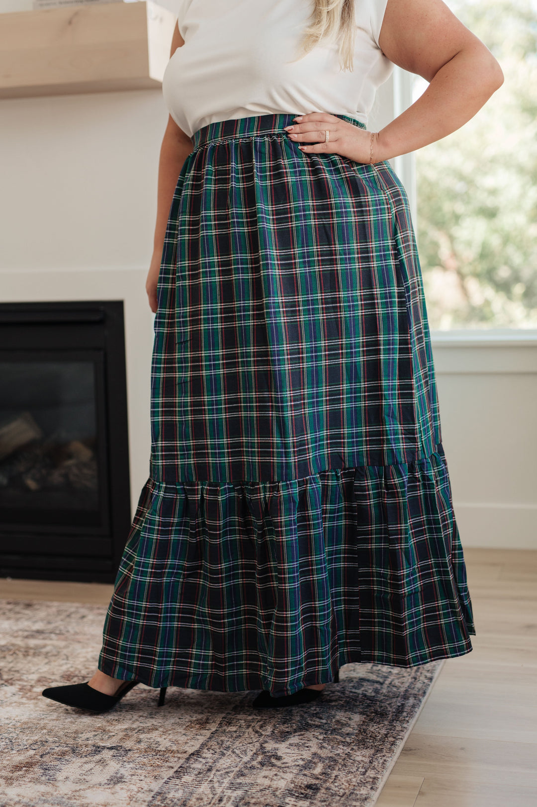 Plaid Perfection Maxi Skirt-Bottoms-Ave Shops-[option4]-[option5]-[option6]-[option7]-[option8]-Shop-Boutique-Clothing-for-Women-Online