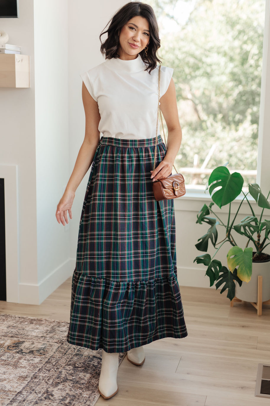 Plaid Perfection Maxi Skirt-Bottoms-Ave Shops-[option4]-[option5]-[option6]-[option7]-[option8]-Shop-Boutique-Clothing-for-Women-Online