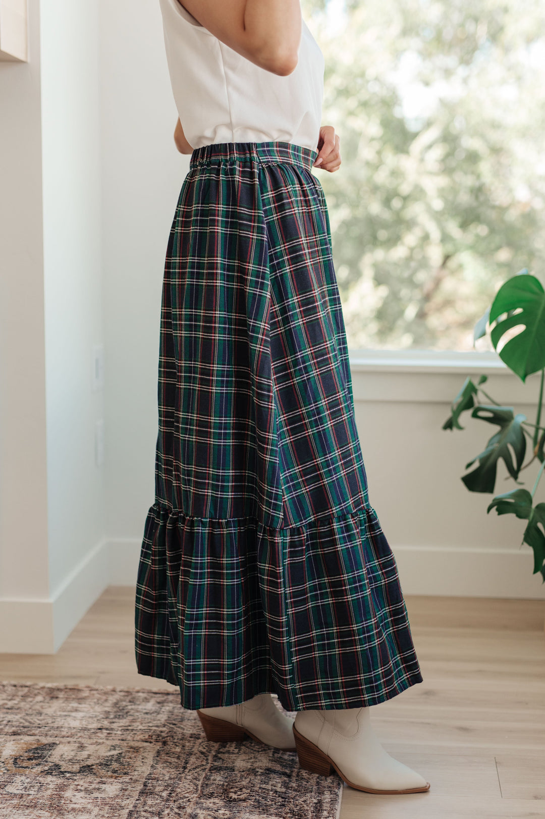 Plaid Perfection Maxi Skirt-Bottoms-Ave Shops-[option4]-[option5]-[option6]-[option7]-[option8]-Shop-Boutique-Clothing-for-Women-Online