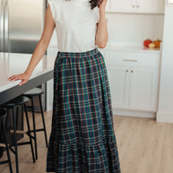 Plaid Perfection Maxi Skirt-Bottoms-Ave Shops-[option4]-[option5]-[option6]-[option7]-[option8]-Shop-Boutique-Clothing-for-Women-Online