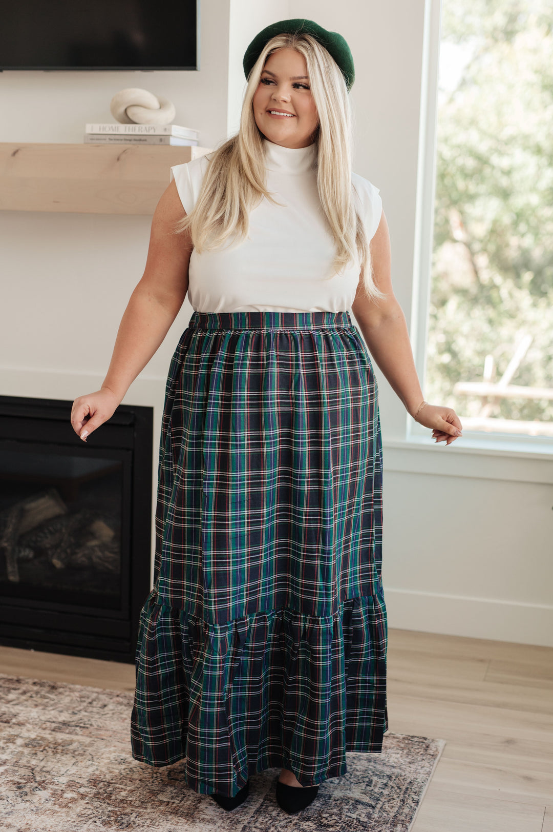 Plaid Perfection Maxi Skirt-Bottoms-Ave Shops-[option4]-[option5]-[option6]-[option7]-[option8]-Shop-Boutique-Clothing-for-Women-Online