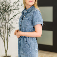 Pleasant and Relevant Denim Romper-Womens-Ave Shops-[option4]-[option5]-[option6]-[option7]-[option8]-Shop-Boutique-Clothing-for-Women-Online