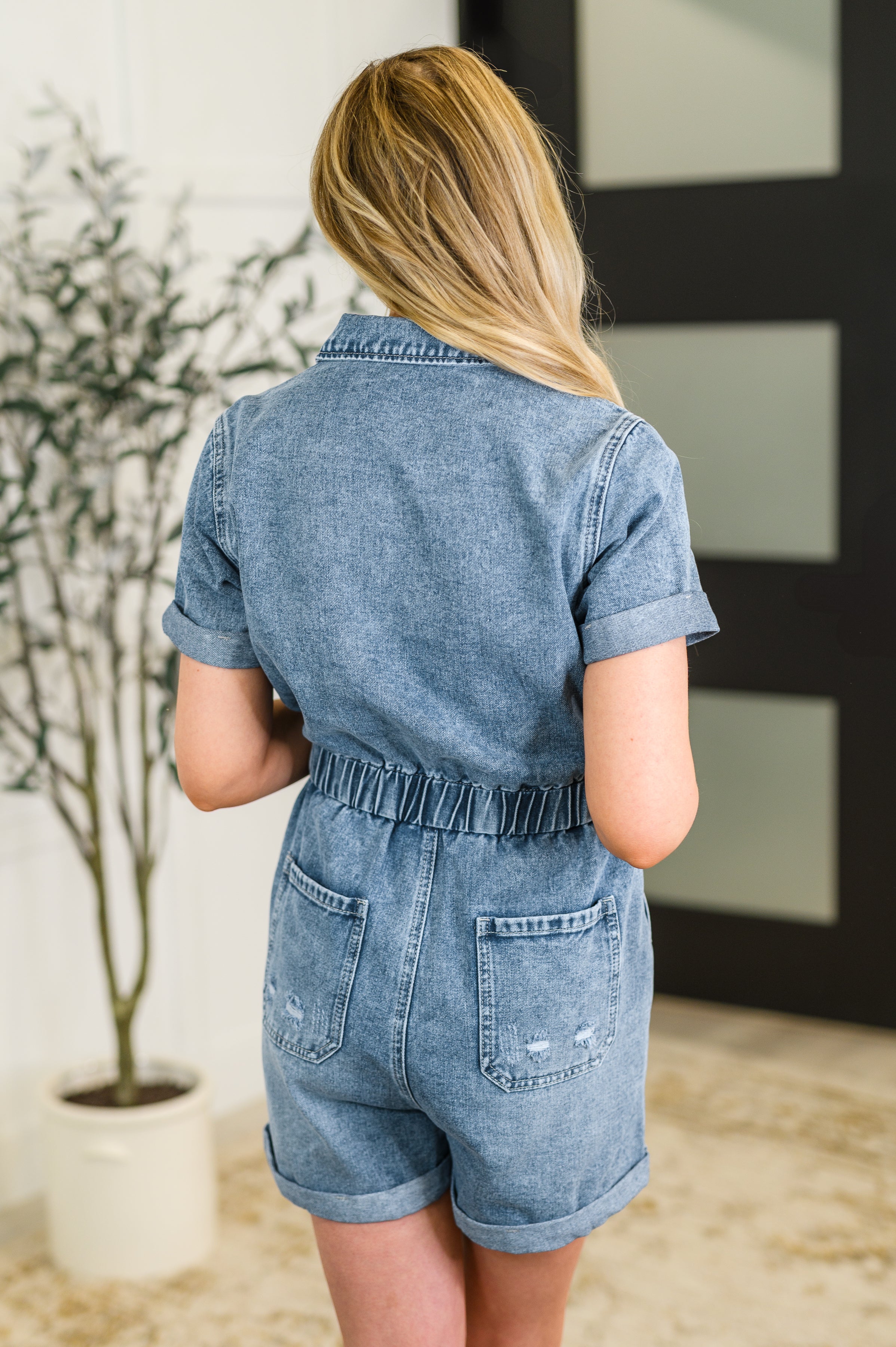 Pleasant and Relevant Denim Romper-Womens-Ave Shops-[option4]-[option5]-[option6]-[option7]-[option8]-Shop-Boutique-Clothing-for-Women-Online