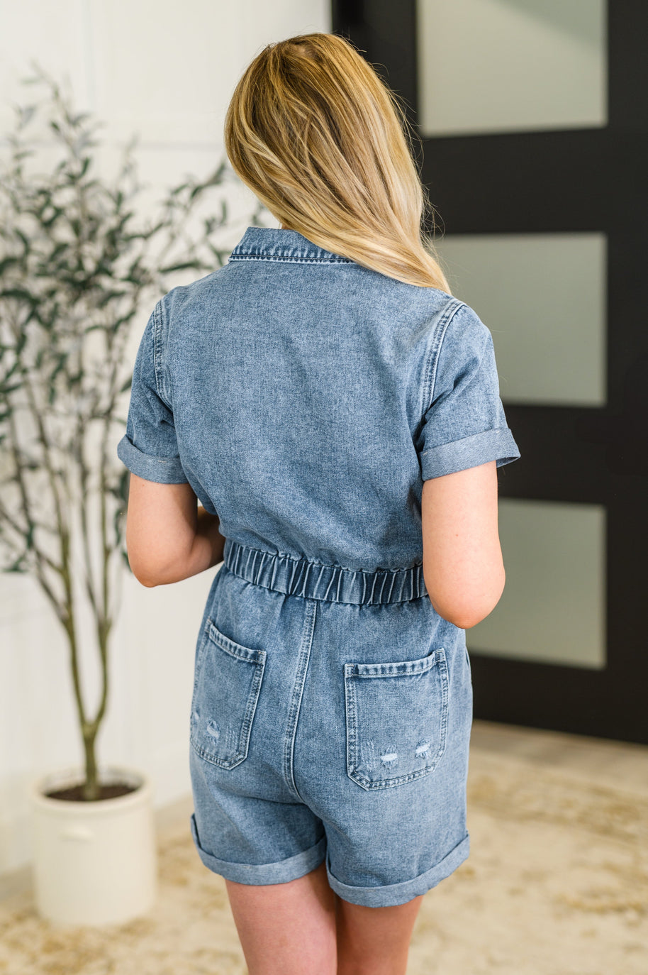 Pleasant and Relevant Denim Romper-Womens-Ave Shops-[option4]-[option5]-[option6]-[option7]-[option8]-Shop-Boutique-Clothing-for-Women-Online