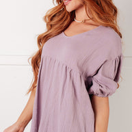 Pleasantly Perfect Bubble Sleeve Peasant Blouse-Blouses-Ave Shops-[option4]-[option5]-[option6]-[option7]-[option8]-Shop-Boutique-Clothing-for-Women-Online