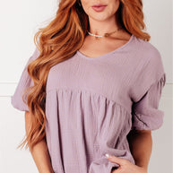 Pleasantly Perfect Bubble Sleeve Peasant Blouse-Blouses-Ave Shops-[option4]-[option5]-[option6]-[option7]-[option8]-Shop-Boutique-Clothing-for-Women-Online