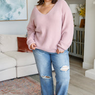 Plush Feelings V-Neck Sweater-Tops-Ave Shops-[option4]-[option5]-[option6]-[option7]-[option8]-Shop-Boutique-Clothing-for-Women-Online