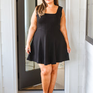 Polo Match Square Neck Dress-Dresses-Ave Shops-[option4]-[option5]-[option6]-[option7]-[option8]-Shop-Boutique-Clothing-for-Women-Online