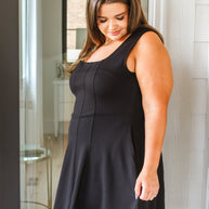 Polo Match Square Neck Dress-Dresses-Ave Shops-[option4]-[option5]-[option6]-[option7]-[option8]-Shop-Boutique-Clothing-for-Women-Online