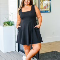 Polo Match Square Neck Dress-Dresses-Ave Shops-[option4]-[option5]-[option6]-[option7]-[option8]-Shop-Boutique-Clothing-for-Women-Online