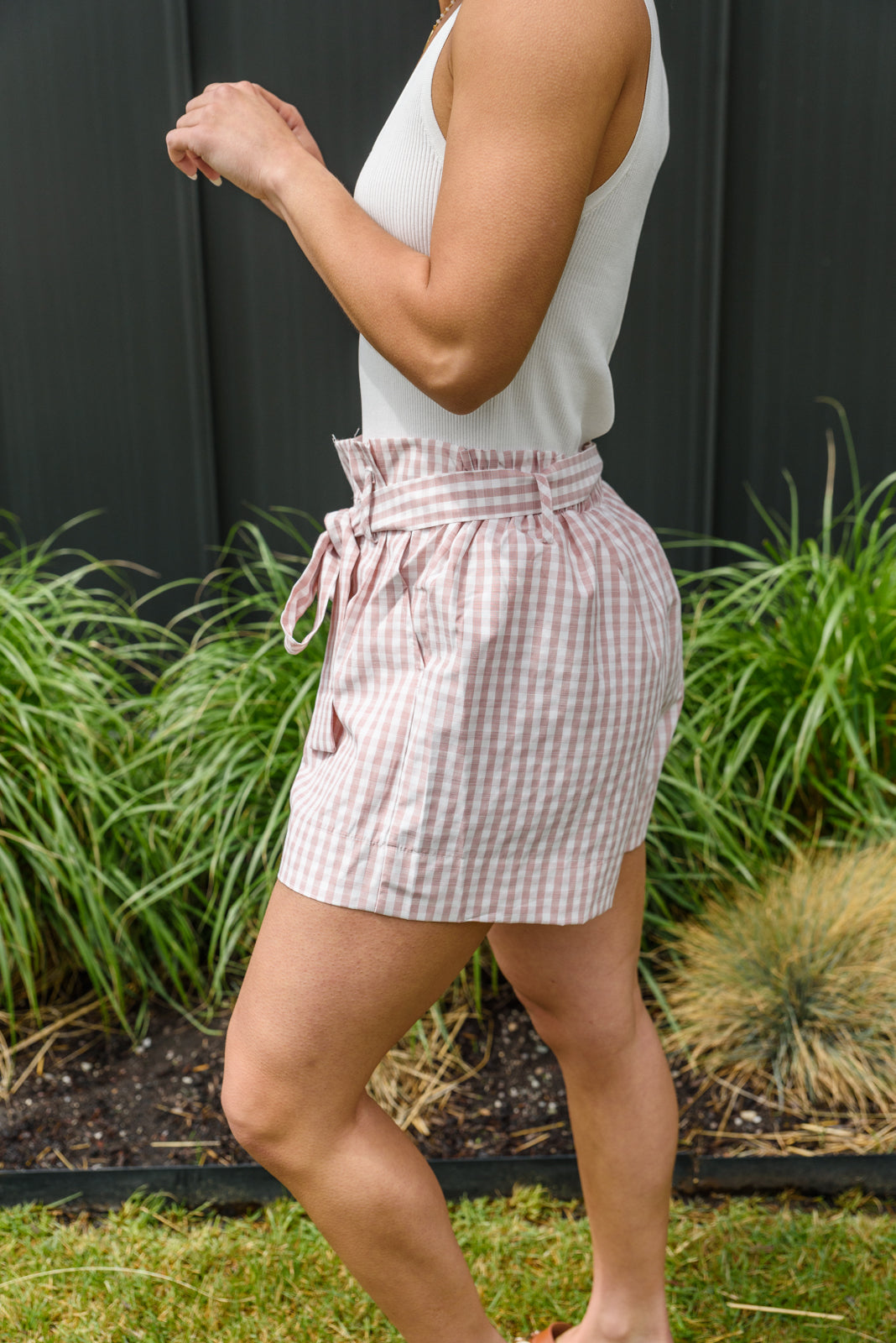 Prim & Pretty Gingham Tie Shorts-Womens-Ave Shops-[option4]-[option5]-[option6]-[option7]-[option8]-Shop-Boutique-Clothing-for-Women-Online