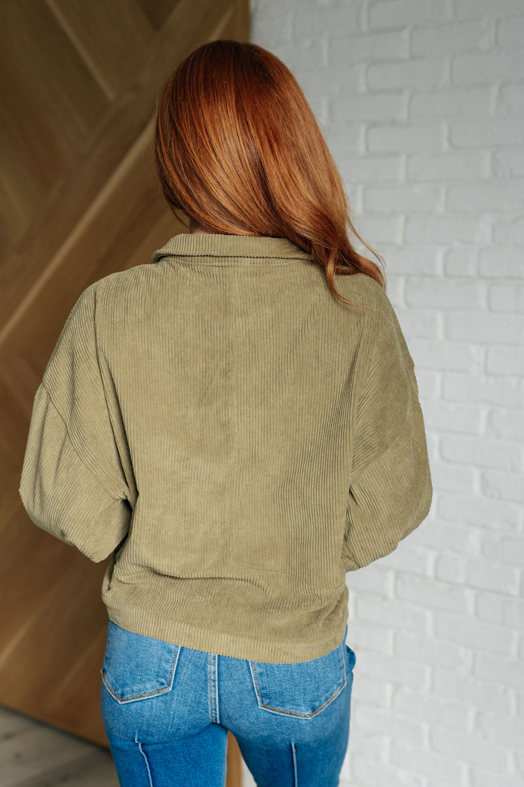 Primrose Corduroy Jacket in Olive-Layers-Ave Shops-[option4]-[option5]-[option6]-[option7]-[option8]-Shop-Boutique-Clothing-for-Women-Online