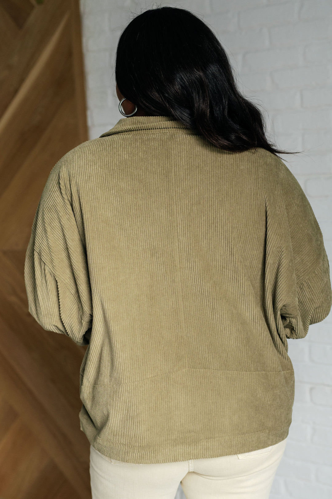 Primrose Corduroy Jacket in Olive-Layers-Ave Shops-[option4]-[option5]-[option6]-[option7]-[option8]-Shop-Boutique-Clothing-for-Women-Online