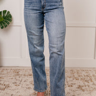 Judy Blue Quinn Mid Rise Cell Phone Pocket Dad Jeans-Womens-Ave Shops-[option4]-[option5]-[option6]-[option7]-[option8]-Shop-Boutique-Clothing-for-Women-Online