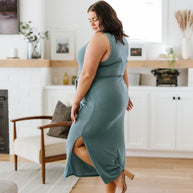 Out on the Town Tie Detail Midi Dress-Dresses-Ave Shops-[option4]-[option5]-[option6]-[option7]-[option8]-Shop-Boutique-Clothing-for-Women-Online