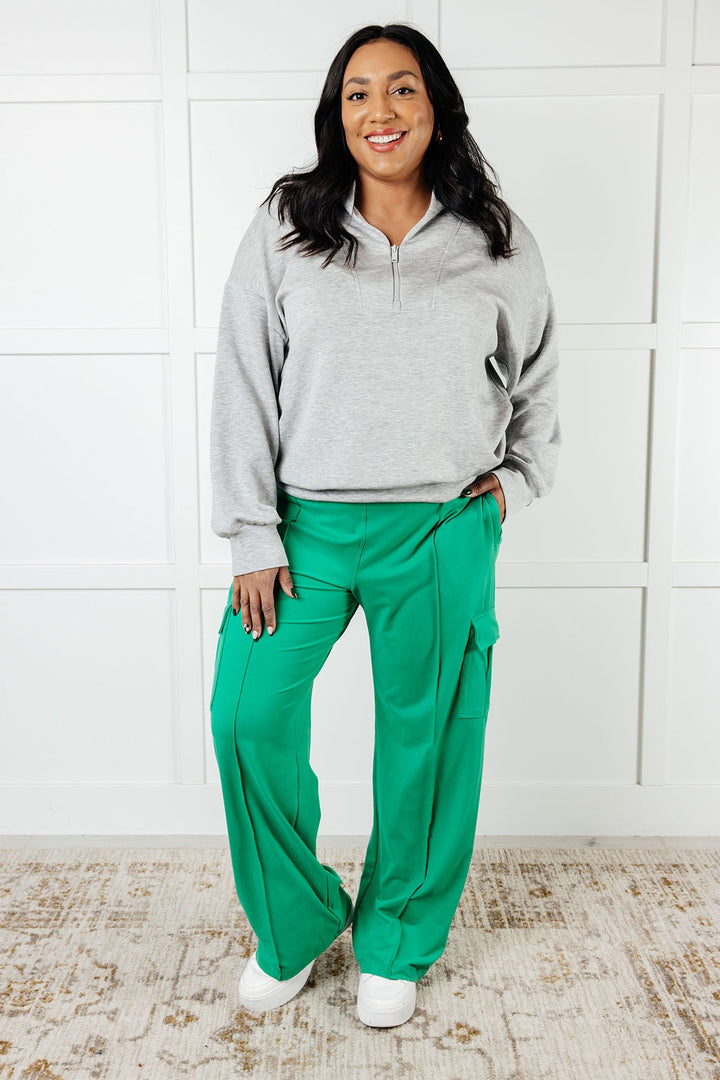 Rae Mode Race to Relax Cargo Pants in Emerald Green-Bottoms-Ave Shops-[option4]-[option5]-[option6]-[option7]-[option8]-Shop-Boutique-Clothing-for-Women-Online