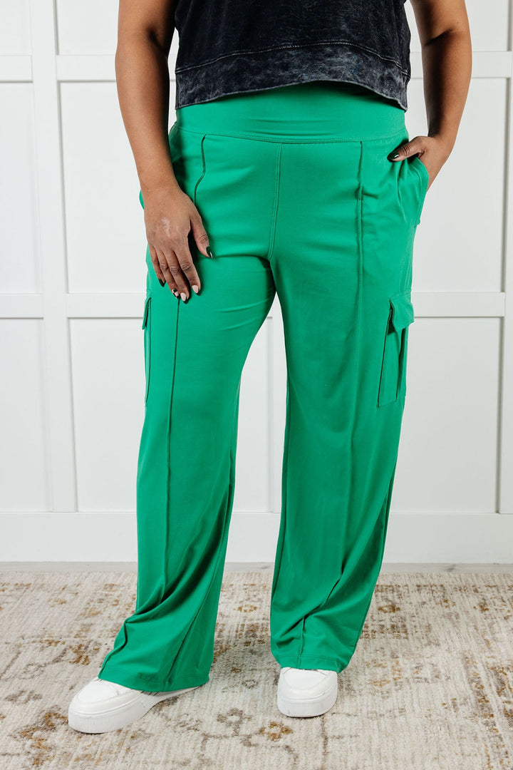 Rae Mode Race to Relax Cargo Pants in Emerald Green-Bottoms-Ave Shops-[option4]-[option5]-[option6]-[option7]-[option8]-Shop-Boutique-Clothing-for-Women-Online