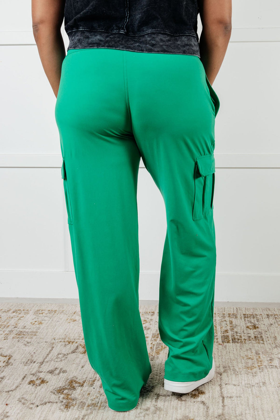 Rae Mode Race to Relax Cargo Pants in Emerald Green-Bottoms-Ave Shops-[option4]-[option5]-[option6]-[option7]-[option8]-Shop-Boutique-Clothing-for-Women-Online