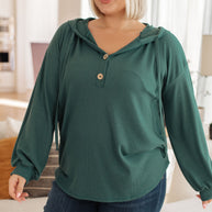 Rainy Day Henley Hoodie-Tops-Ave Shops-[option4]-[option5]-[option6]-[option7]-[option8]-Shop-Boutique-Clothing-for-Women-Online