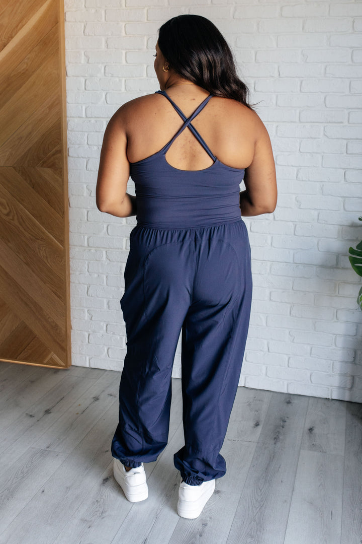 Raising Heart Rate Cut Out Jumpsuit in Navy-Athleisure-Ave Shops-[option4]-[option5]-[option6]-[option7]-[option8]-Shop-Boutique-Clothing-for-Women-Online