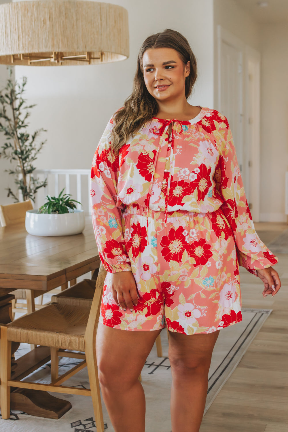 Rare Beauty Floral Romper-Jumpsuits & Rompers-Ave Shops-[option4]-[option5]-[option6]-[option7]-[option8]-Shop-Boutique-Clothing-for-Women-Online