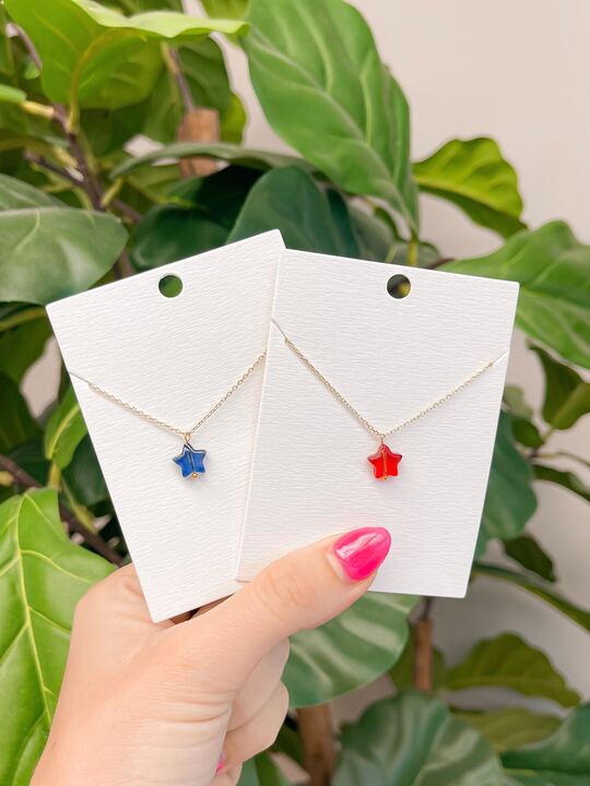 Star Pendant Necklaces in Two Colors-Womens-Ave Shops-[option4]-[option5]-[option6]-[option7]-[option8]-Shop-Boutique-Clothing-for-Women-Online