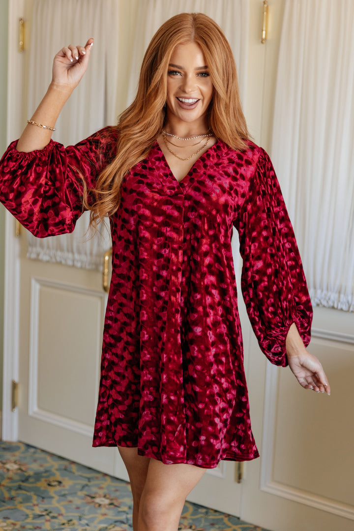 Regal Radiance V-Neck Velvet Dress-Dresses-Ave Shops-[option4]-[option5]-[option6]-[option7]-[option8]-Shop-Boutique-Clothing-for-Women-Online