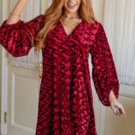 Regal Radiance V-Neck Velvet Dress-Dresses-Ave Shops-[option4]-[option5]-[option6]-[option7]-[option8]-Shop-Boutique-Clothing-for-Women-Online