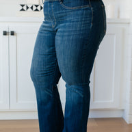 Ricki High Rise Pull On Slim Bootcut Jeans-Denim-Ave Shops-[option4]-[option5]-[option6]-[option7]-[option8]-Shop-Boutique-Clothing-for-Women-Online