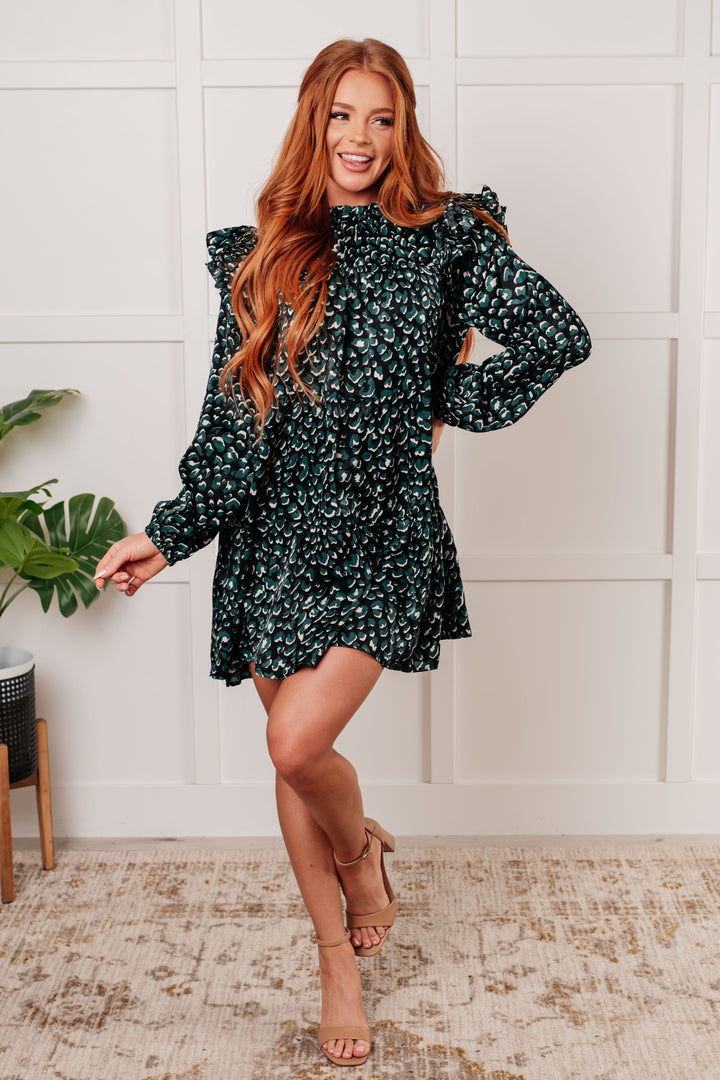 Right As Rain Ruffle Detail Dress-Dresses-Ave Shops-[option4]-[option5]-[option6]-[option7]-[option8]-Shop-Boutique-Clothing-for-Women-Online