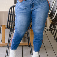 Rio Western Print Relaxed Jeans-Womens-Ave Shops-[option4]-[option5]-[option6]-[option7]-[option8]-Shop-Boutique-Clothing-for-Women-Online