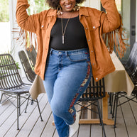 Rio Western Print Relaxed Jeans-Womens-Ave Shops-[option4]-[option5]-[option6]-[option7]-[option8]-Shop-Boutique-Clothing-for-Women-Online