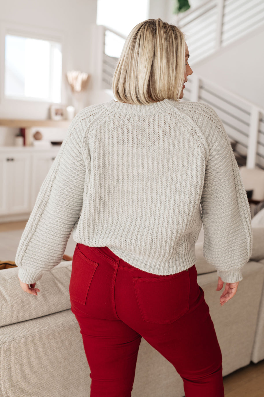 Roll on By Balloon Sleeve Sweater-Tops-Ave Shops-[option4]-[option5]-[option6]-[option7]-[option8]-Shop-Boutique-Clothing-for-Women-Online