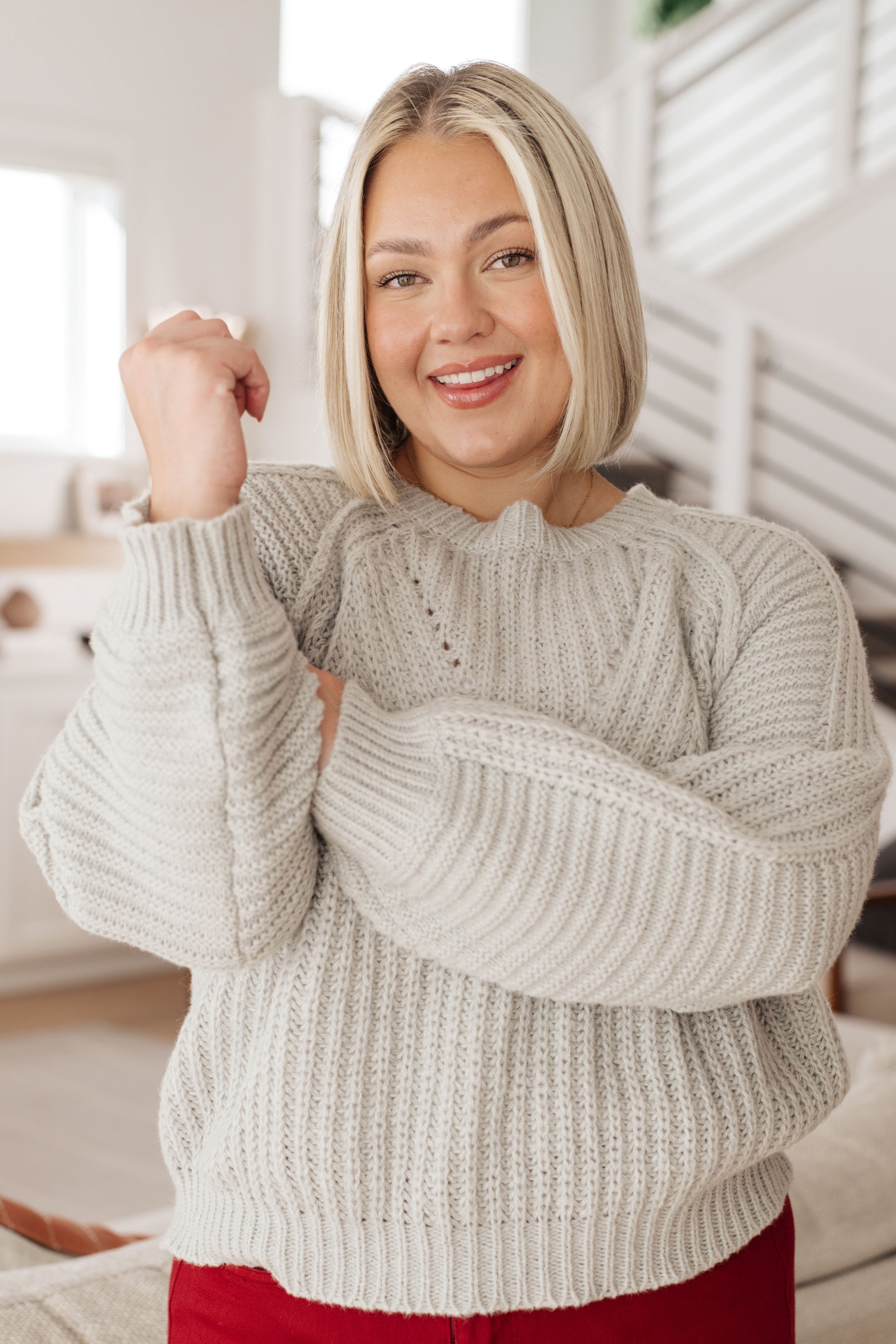 Roll on By Balloon Sleeve Sweater-Tops-Ave Shops-[option4]-[option5]-[option6]-[option7]-[option8]-Shop-Boutique-Clothing-for-Women-Online