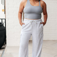 Rae Mode Doing it For Me Asymmetrical Tank in Rhino Grey-Athleisure-Ave Shops-[option4]-[option5]-[option6]-[option7]-[option8]-Shop-Boutique-Clothing-for-Women-Online