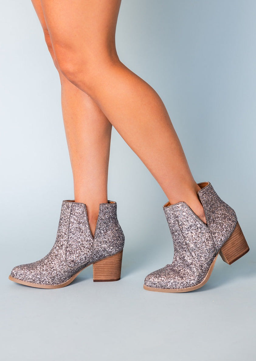 Fiera Booties in Pewter-Shoes-Ave Shops-[option4]-[option5]-[option6]-[option7]-[option8]-Shop-Boutique-Clothing-for-Women-Online