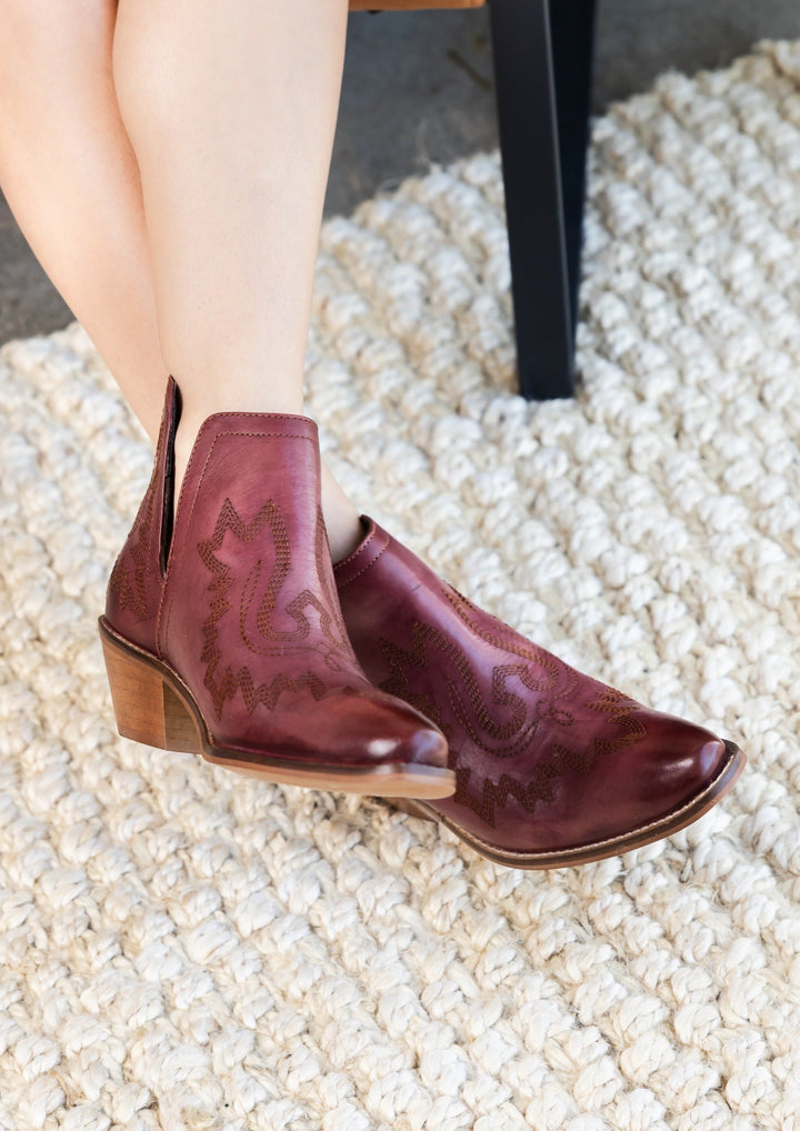 Kickin' Booties in Burgundy-Shoes-Ave Shops-[option4]-[option5]-[option6]-[option7]-[option8]-Shop-Boutique-Clothing-for-Women-Online