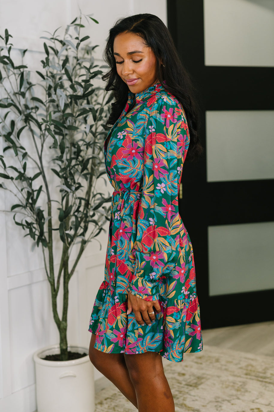 Rustic Retreat Long Sleeve Dress-Womens-Ave Shops-[option4]-[option5]-[option6]-[option7]-[option8]-Shop-Boutique-Clothing-for-Women-Online