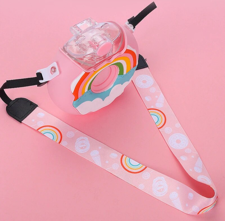 Portable Rainbow Donut Water Bottle-Womens-Ave Shops-OS-[option4]-[option5]-[option6]-[option7]-[option8]-Shop-Boutique-Clothing-for-Women-Online