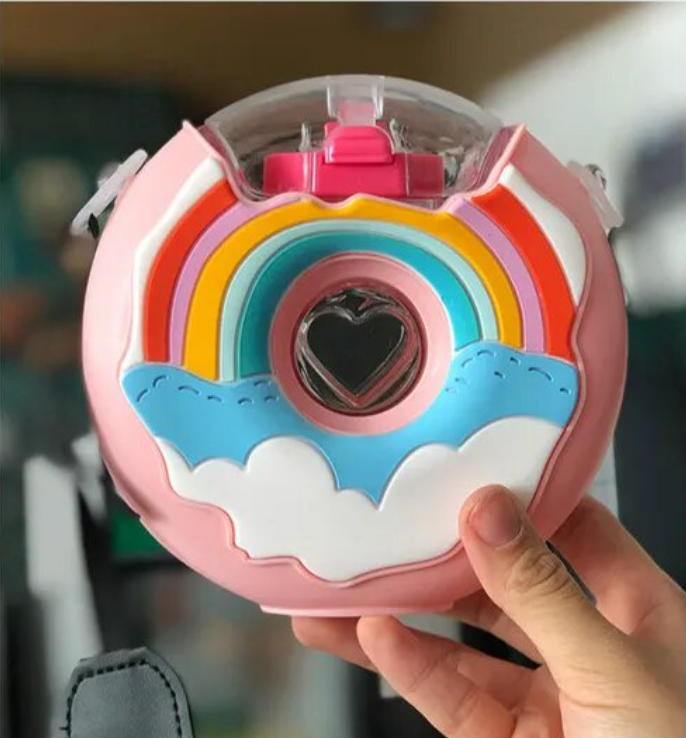 Portable Rainbow Donut Water Bottle-Womens-Ave Shops-OS-[option4]-[option5]-[option6]-[option7]-[option8]-Shop-Boutique-Clothing-for-Women-Online