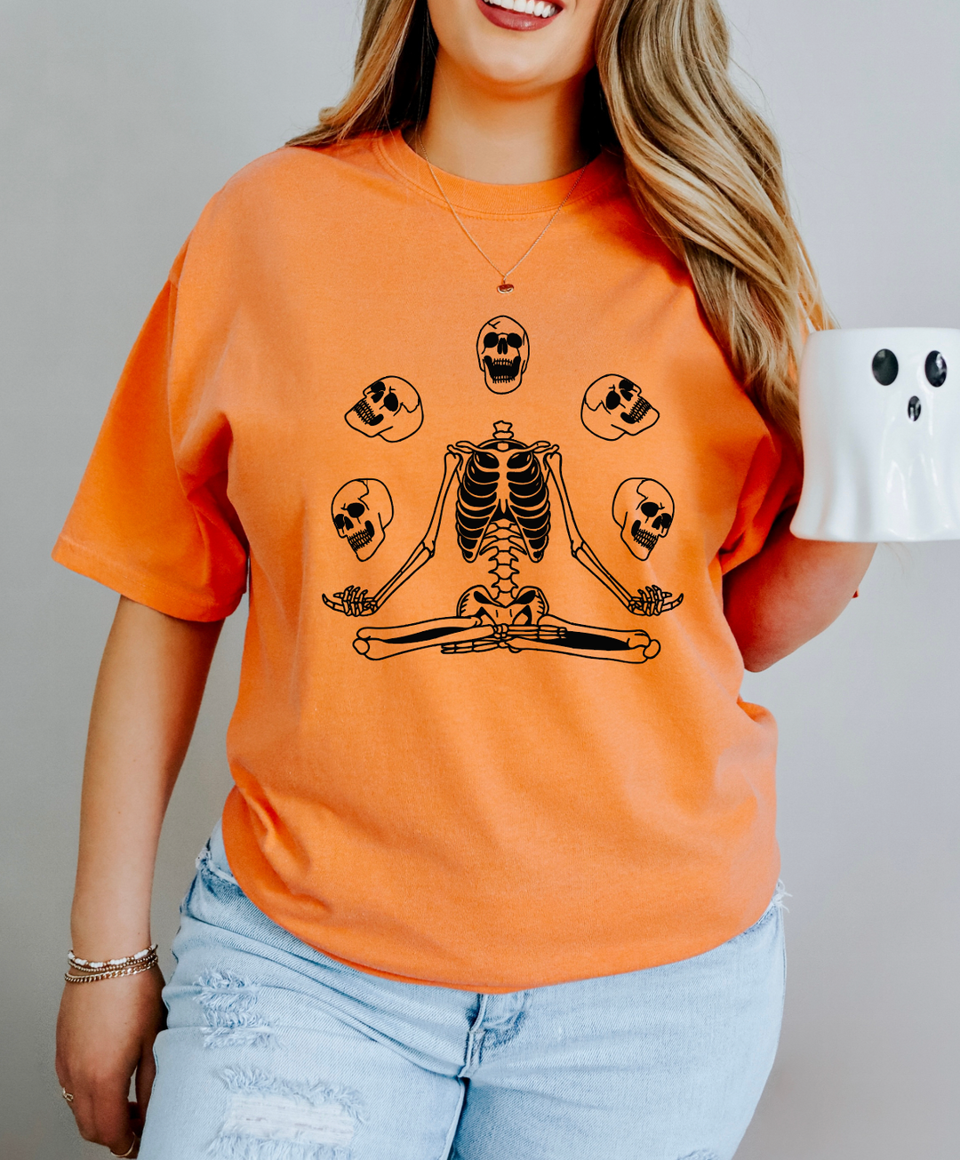 Skeleton Tossing Heads-Graphic Tee-Exclusive Thredz-[option4]-[option5]-[option6]-[option7]-[option8]-Shop-Boutique-Clothing-for-Women-Online