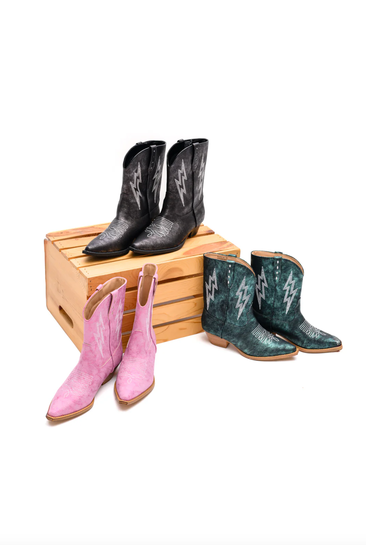 Bowie Metallic Boot in Black-Shoes-Ave Shops-[option4]-[option5]-[option6]-[option7]-[option8]-Shop-Boutique-Clothing-for-Women-Online