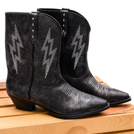 Bowie Metallic Boot in Black-Shoes-Ave Shops-[option4]-[option5]-[option6]-[option7]-[option8]-Shop-Boutique-Clothing-for-Women-Online