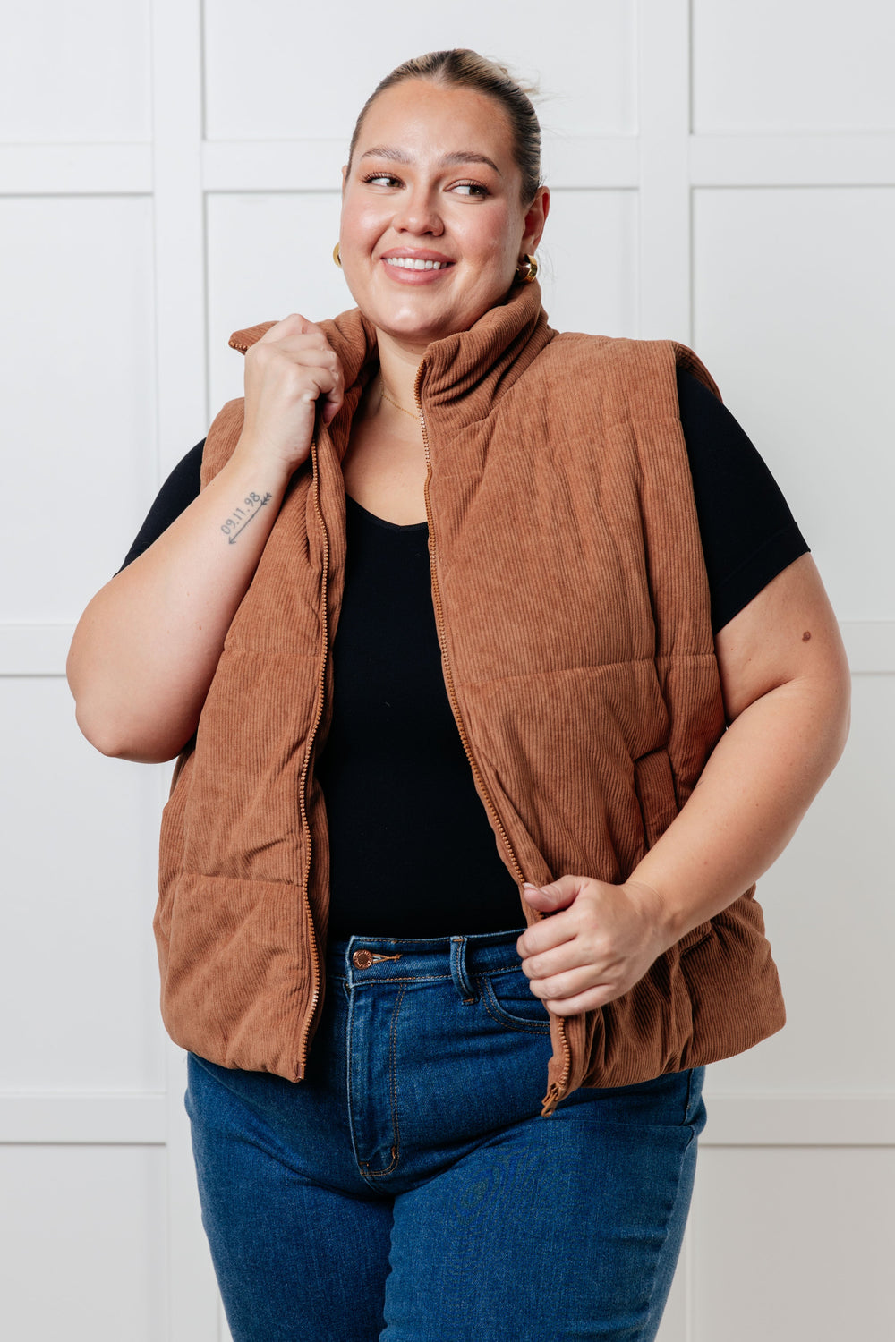 Set Me Up Corduroy Puffer Vest-Layers-Ave Shops-[option4]-[option5]-[option6]-[option7]-[option8]-Shop-Boutique-Clothing-for-Women-Online