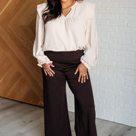 She Ought to Understand Balloon Sleeve Blouse-Blouses-Ave Shops-[option4]-[option5]-[option6]-[option7]-[option8]-Shop-Boutique-Clothing-for-Women-Online