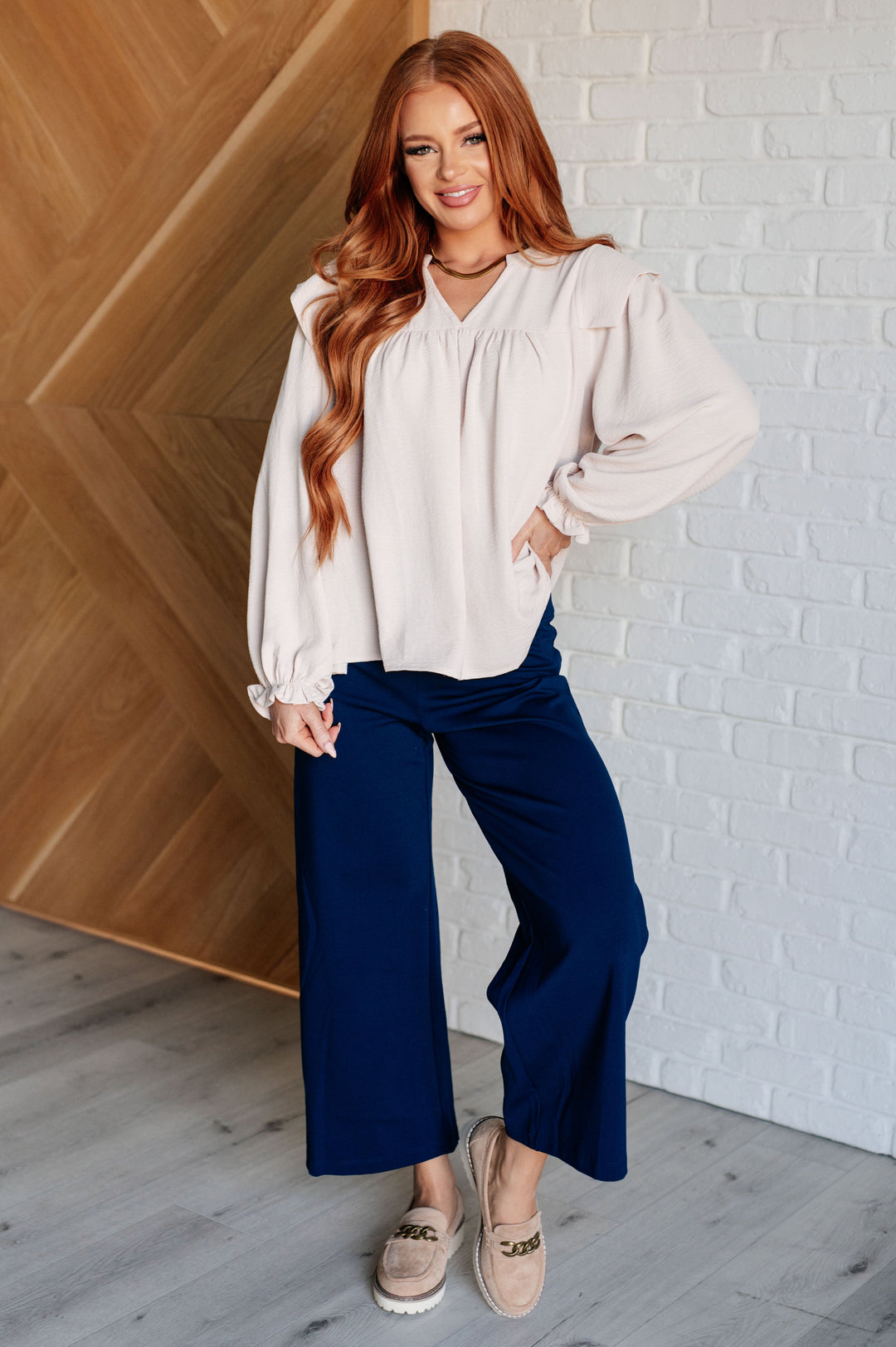 She Ought to Understand Balloon Sleeve Blouse-Blouses-Ave Shops-[option4]-[option5]-[option6]-[option7]-[option8]-Shop-Boutique-Clothing-for-Women-Online