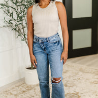 She's Exceptional Ribbed Crew Neck Tank Top-Tops-Ave Shops-[option4]-[option5]-[option6]-[option7]-[option8]-Shop-Boutique-Clothing-for-Women-Online